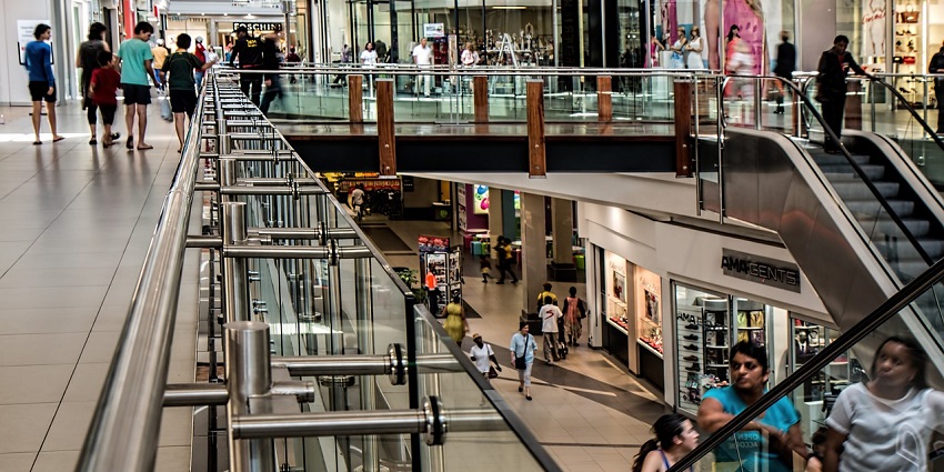 An image resembling the interior of NU Sentral, one of the famous shopping places in Kuala Lumpur