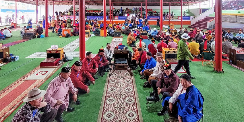 Festivals in July at Naadam in Mongolia celebrate traditional sports and rich heritage.