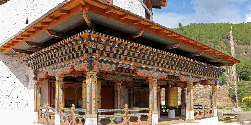 An image of the National Museum of Bhutan, a famous place to visit in Paro, Bhutan.