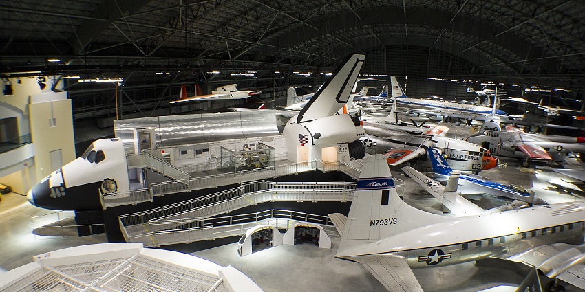 The world’s largest aviation museum, showcasing historic military aircraft in Ohio, USA.