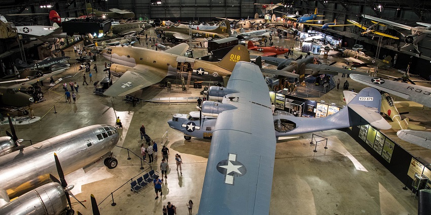 Visit the world’s largest military aviation museum with historic aircraft displays.
