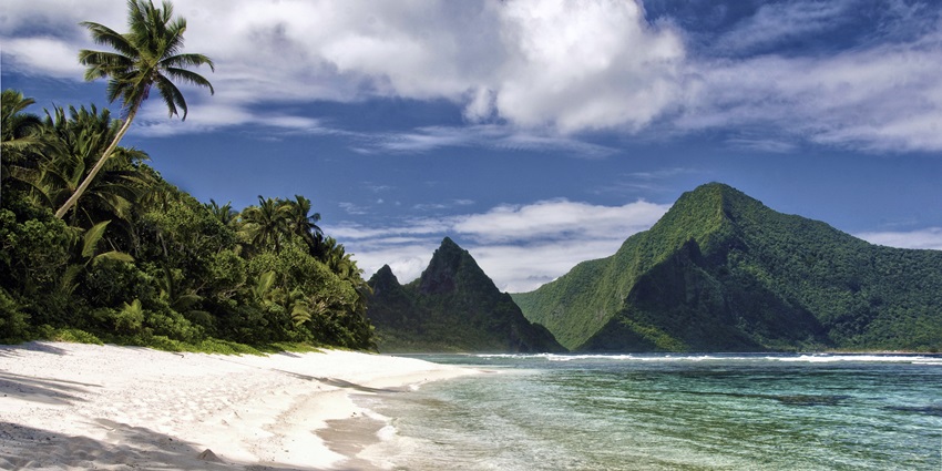 An image of the lush National Park of American Samoa, home to rich wildlife.