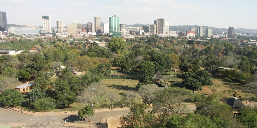 An image showing part of the National Zoological Gardens of South Africa in Pretoria.