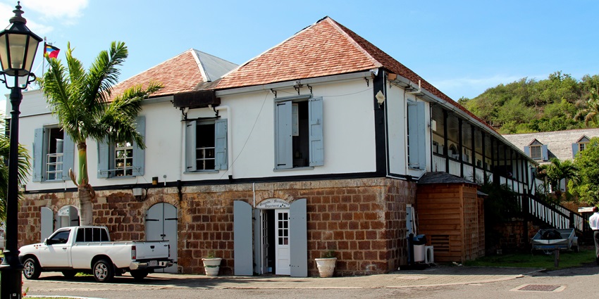 An image of Nelson's Dockyard in Antigua, one of the common places to visit in Antigua.