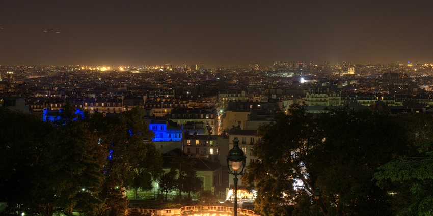 A view of bright musical concerts held in the city during the Nuit Blanche festival