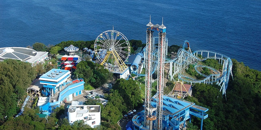 Enjoy thrilling rides, marine life exhibits, and scenic views at Hong Kong’s iconic Ocean Park.