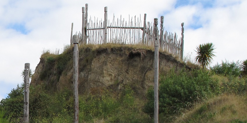 Otatara Pa Historic Reserve, with weathered grass, one of the best places to visit in Napier.