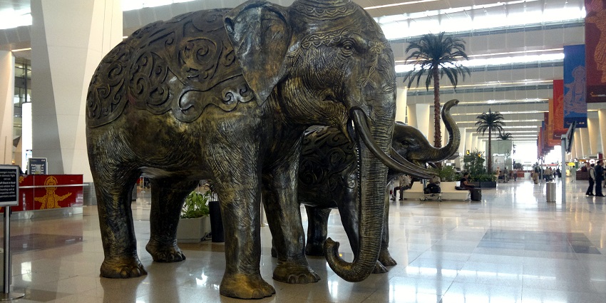 An image of Indira Gandhi International Airport, one of the Best airports in India.