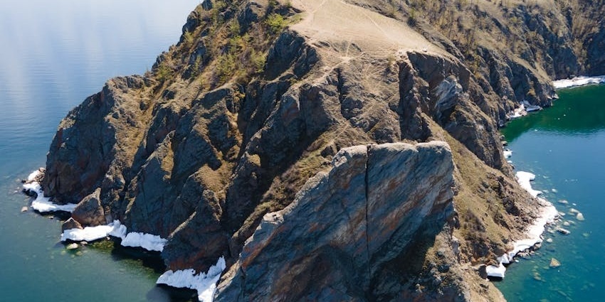 Aerial view of Channel Islands National Park, showcasing rugged cliffs and turquoise waters