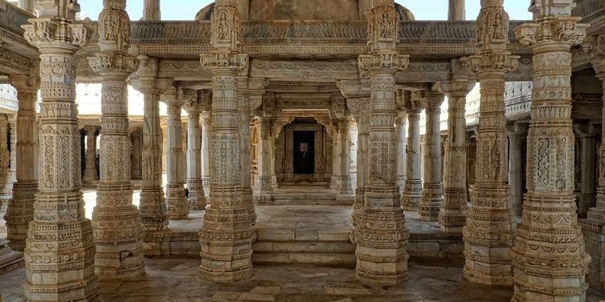 Image showing the detailed architecture of Santoshi Matha Temple
