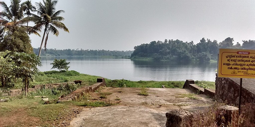 Another beautiful picture of one of the Lakes in Kerala, with a scenic walking trail.