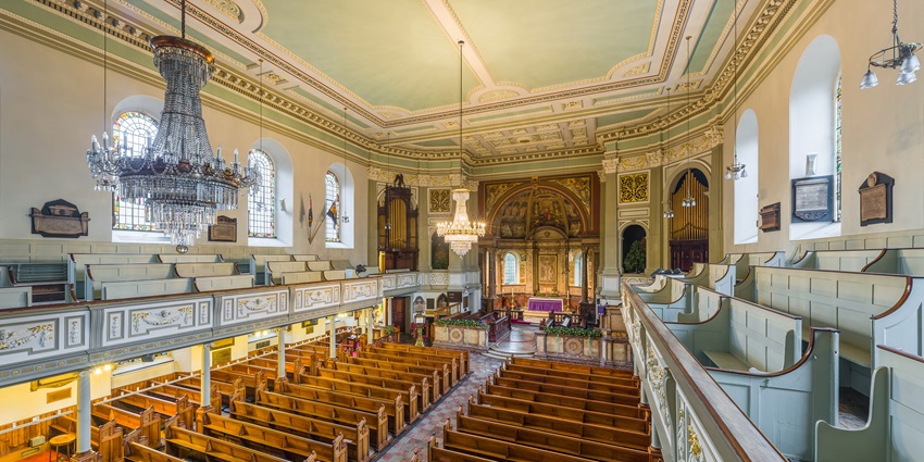 The interiors of Our Lady of Lanka shrine, to offer service and prayers.