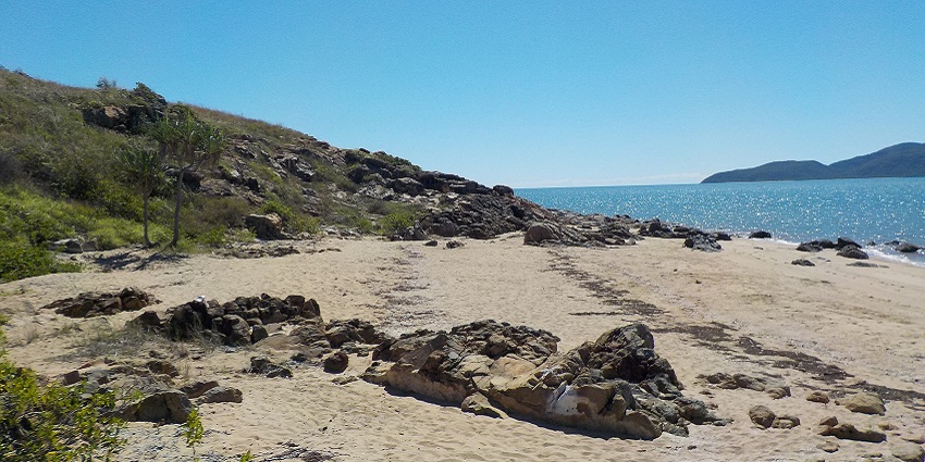 Majestic view of the Cape Pallarenda, looking northwards along the coastline