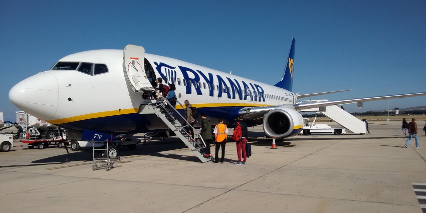 Paphos International Airport with terminal building and parked aircraft visible, among airports in Cyprus.