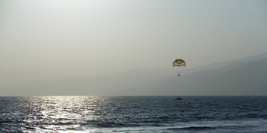 Parasailing is among the water sports in Colombo