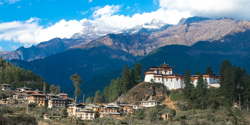 Places to visit in July in Asia include a spiritual town home to the iconic Tiger’s Nest Monastery and stunning Himalayan landscapes