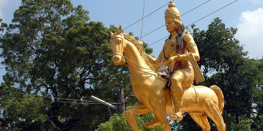 A statue of King Sangiliyan, a renowned site to pay homage in Jaffna, Sri Lanka.