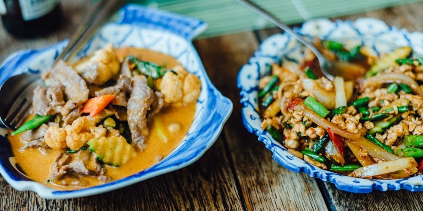 Delicious and authentic Thai cuisine, Best Food in Koh Samui, served at the best food spot
