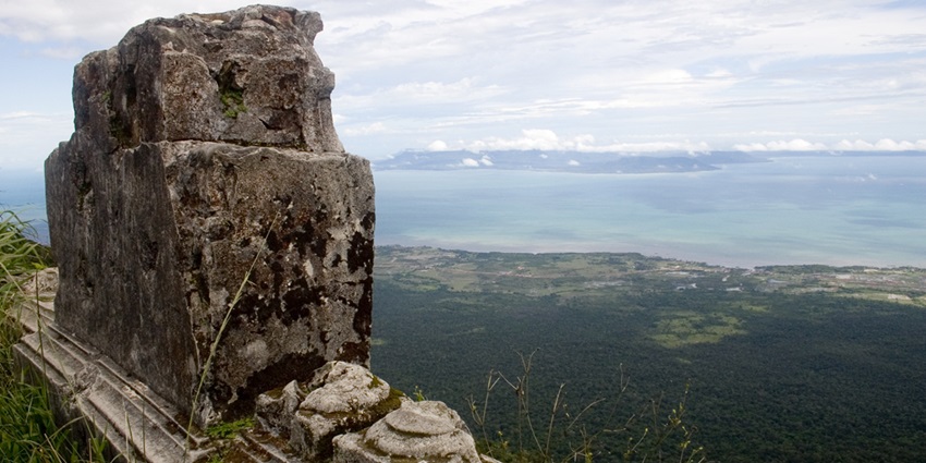 A glimpse of the Phnom Bokor National Park, one of the top places to visit in Kampot.