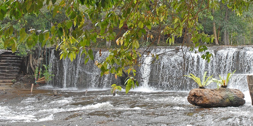 A view of the Phnom Kulen National Park, one of the top places to visit in Siem Reap.