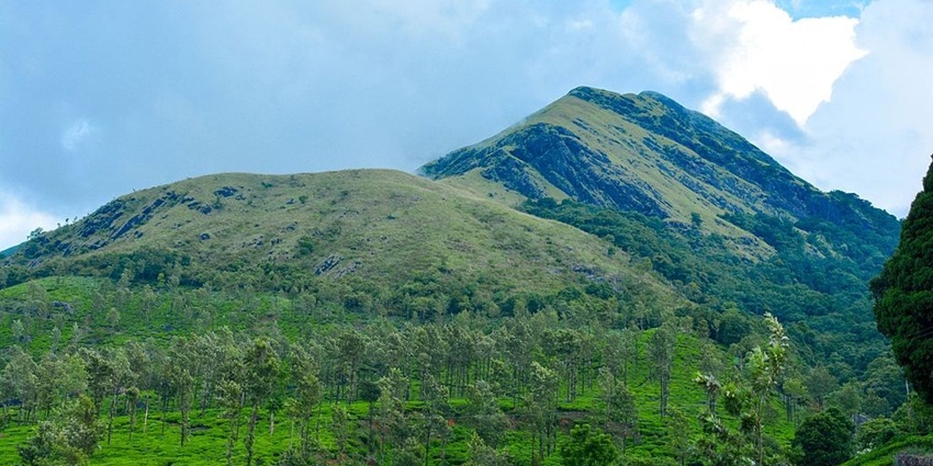An image of Chembra Peak from where you can do photography and capture photos.