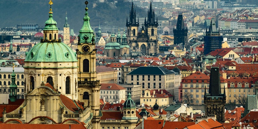 Places to visit in Europe in May include the streets, iconic bridges, and historic castles