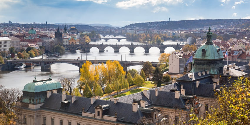 Prague is one of the most romantic places to visit in April for couples in Prague captivate with fairy tale charm