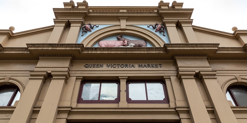 View of Queen Victoria Market in Melbourne, one of the places to visit near Carlton Gardens