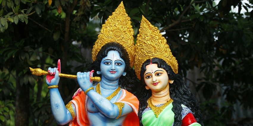 Radha Krishna Dev Temple, a popular temple in Kota with intricate stone carvings