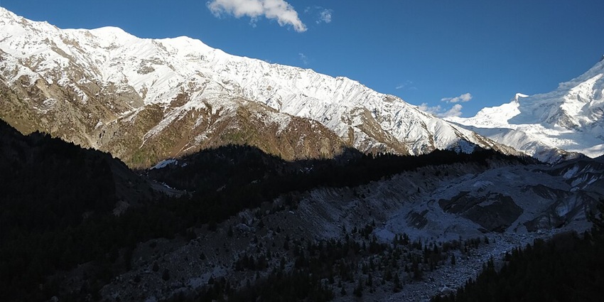 The breathtaking peak of Rakhiot offers a challenging trek on the Nanga Parbat