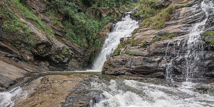 Visit the beautiful Ravana Falls to witness the stunning cascades