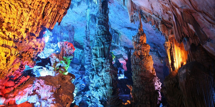 Step into a mystical world where stunning rock formations shine among famous caves.