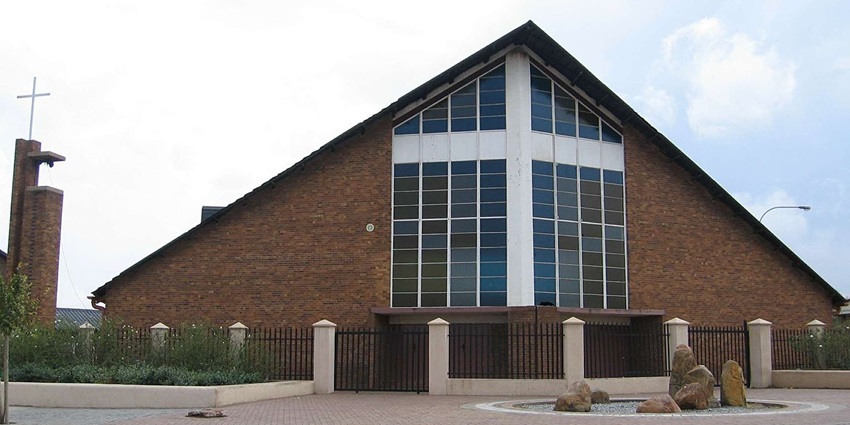 Regina Mundi Church, a popular attraction around the Mandela House, Soweto.