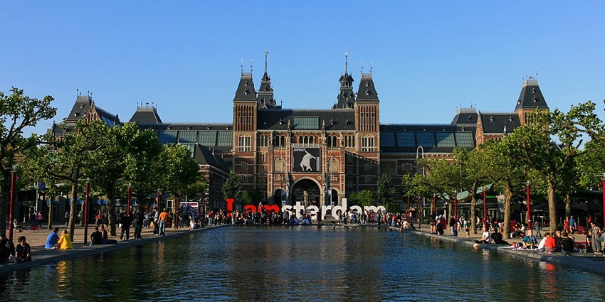 Rijksmuseum in Amsterdam showcases Dutch art and history in a stunning historic building.