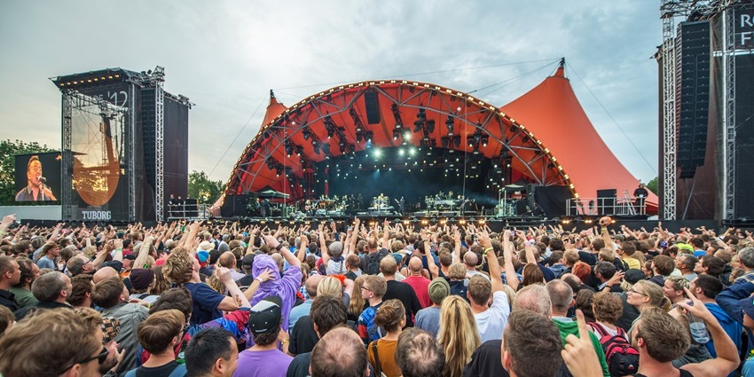 Rock out at Roskilde Festival, a legendary European music festival with a purpose