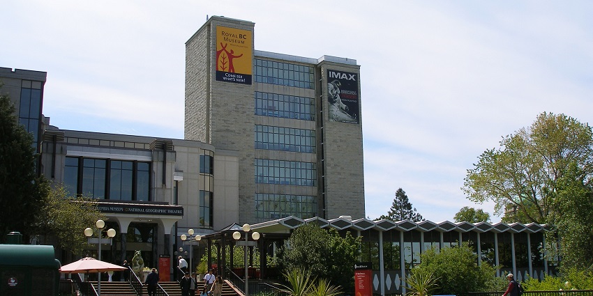 An image of the Royal BC Museum building, which is one of the top museums in Victoria.