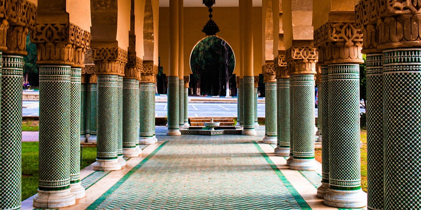 An image of a group of women praying in Saigon Central Mosque located in Vietnam