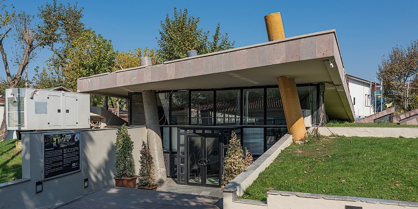 A view of the structure of the entrance area of the famous Sakarya Earthquake Museum