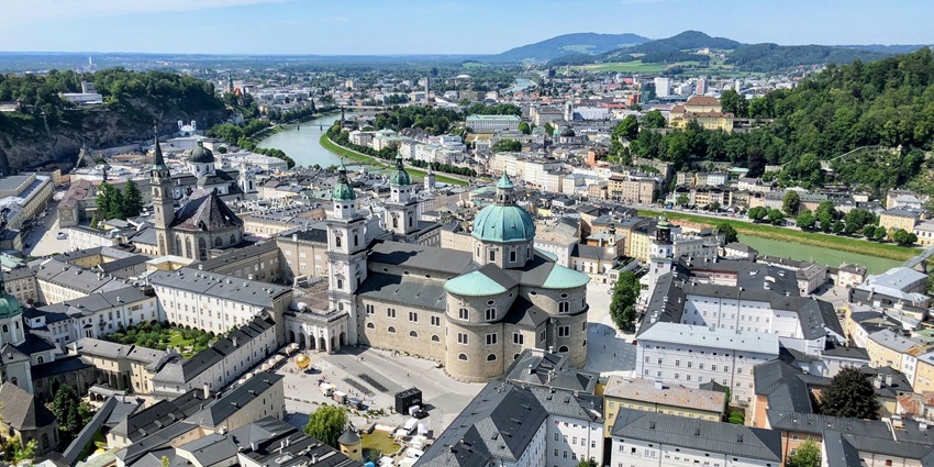 Places to visit in February in Europe include Salzburg’s charming town and architecture.