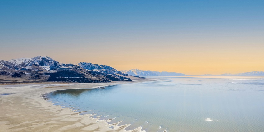 Beautiful picture of Sambhar Salt Lake's, one of the largest saline water lakes in the world