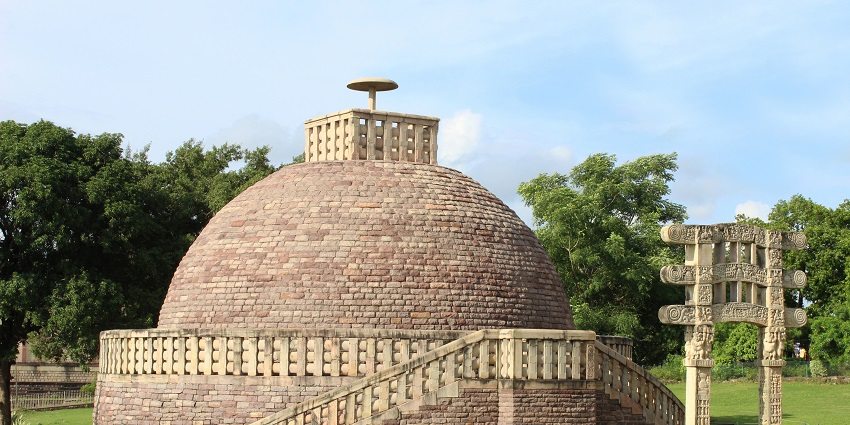 Sanchi Stupa No. 3, near Ratapani is a key site of ancient Buddhist art