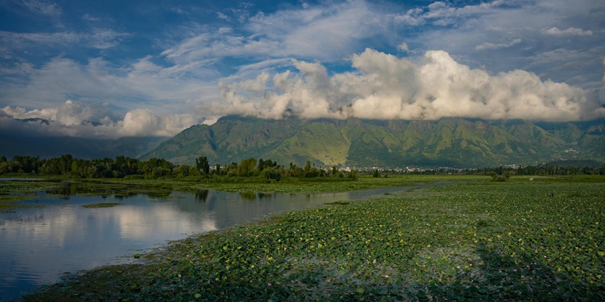 Hidden alpine lake in Anantnag, Kashmir near Harmukh mountain, known for serene beauty and offbeat trekking routes, one of the best frozen lakes in Kashmir.