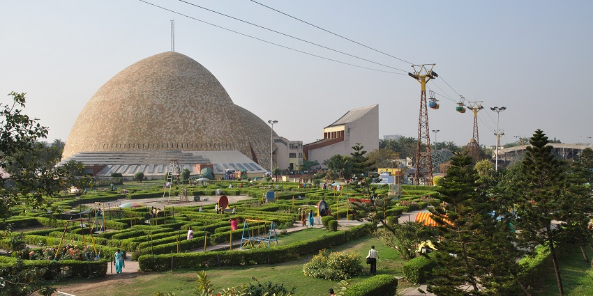A must-visit destination is Science City, interactive learning Center in Kolkata.
