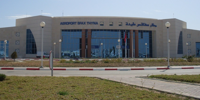 Sfax-Thyna International Airport showcasing its modern architecture and well-maintained roads