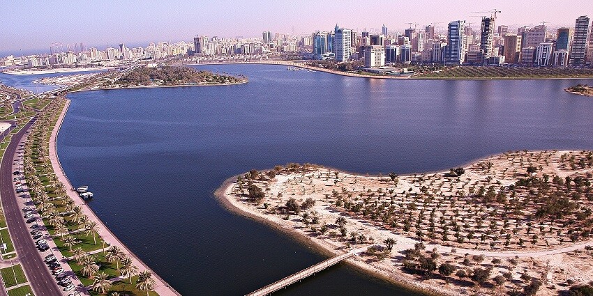 Stroll along the scenic Sharjah Corniche with breathtaking waterfront views.