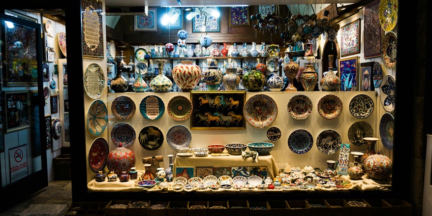 Scenic image of the beautiful Souvenirs shop at the iconic Penang international airport