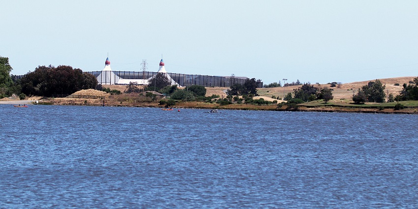 Shoreline Park in Mountain View, a popular tourist destination near the Computer History Museum.