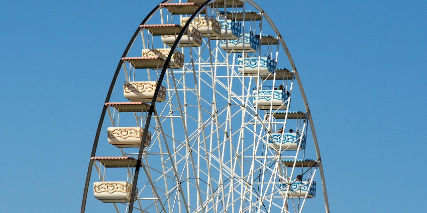 An image of Shower N Tower Waterpark, showing its water slides, pools, and fun attractions.