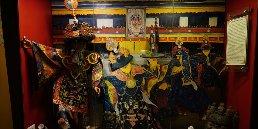 An inside view of the Simply Bhutan Museum, a major attraction near Dechencholing Palace.