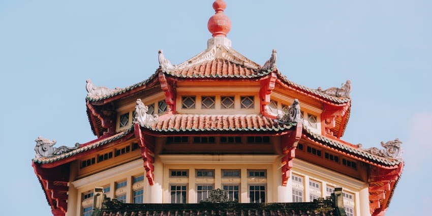 Siong Lim Temple, a serene Buddhist monastery just outside Chinatown.